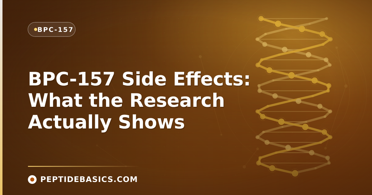 BPC-157 Side Effects: What the Research Actually Shows — BPC-157
