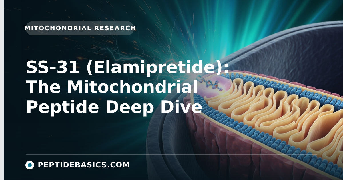 SS-31 (Elamipretide): The Mitochondrial Peptide Deep Dive — Mitochondrial Research